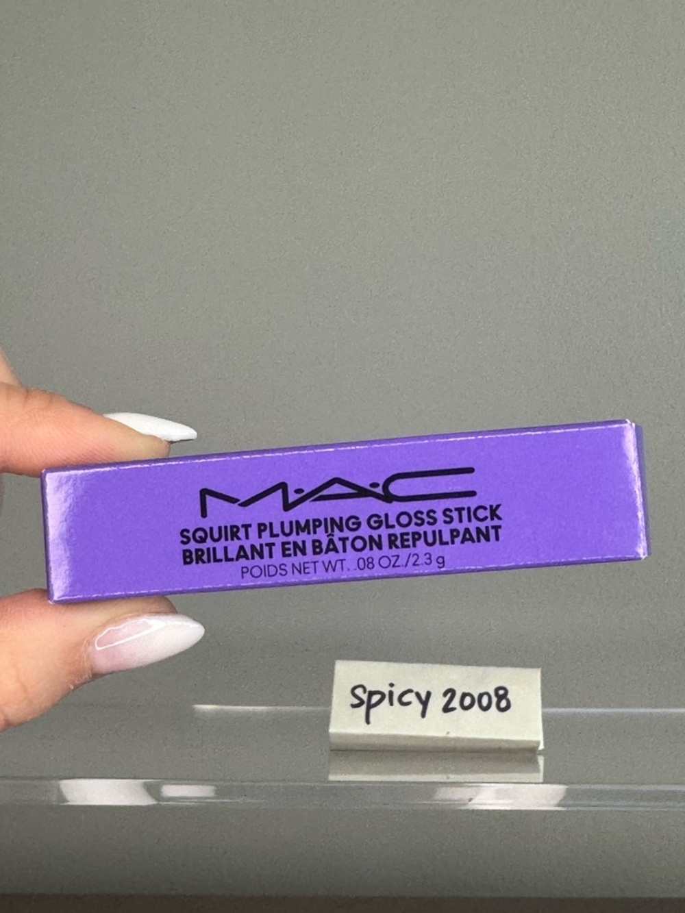 BNIB MAC Squirt plumping Gloss Stick in 17 Violet Beta Purple - Picture 10 of 12